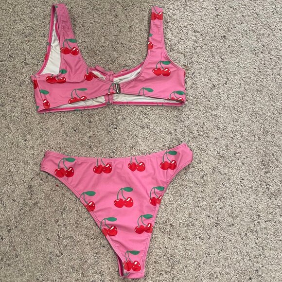 Tunnel Vision Cherry Drawcord Bikini Set - Picture 5 of 5